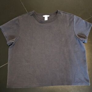 Casual Navy Blue T-Shirt